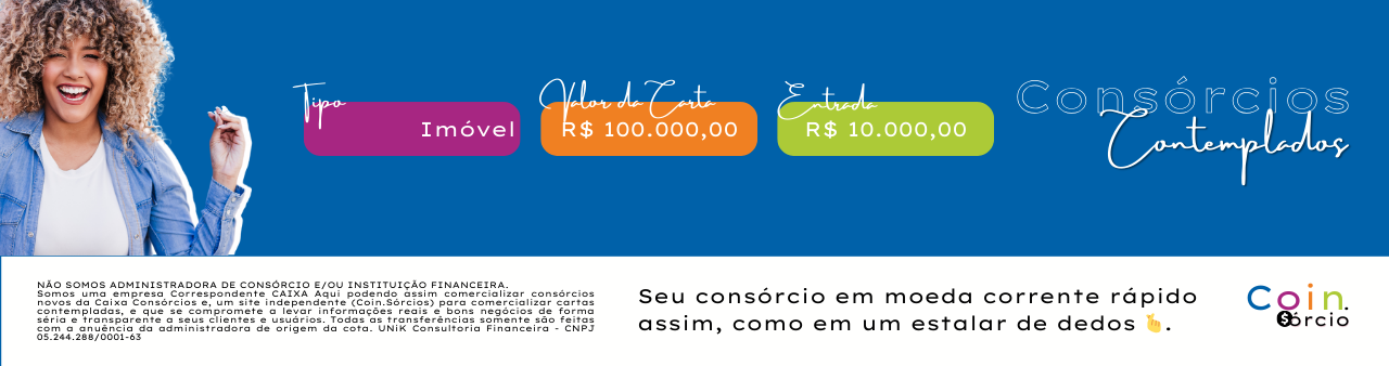 background consórcio contemplado imóvel